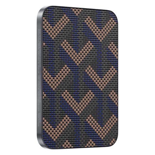 Keephone PB50 Brendy Kevlar 5.000 mAh 20W Type-C ve 15W Kablosuz Şarj Destekli Magsafe Powerbank - Siyah-Sarı