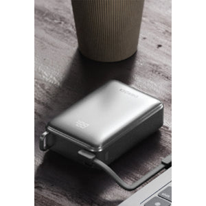 Energea ComPac Ultra 67 20.000 mAh 2 Adet 67W Type-C ve 18W USB Çıkışlı Ekstra 100W Kablolu PD Hızlı Şarj Powerbank - Koyu Gri