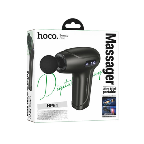 Hoco. HP51 Sessiz Mini Kablosuz Masaj Aleti - Siyah