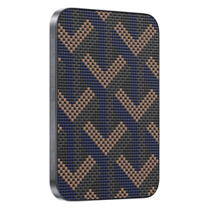 Keephone PB50 Brendy Kevlar 5.000 mAh 20W Type-C ve 15W Kablosuz Şarj Destekli Magsafe Powerbank - Siyah-Sarı